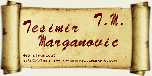 Tešimir Marganović vizit kartica